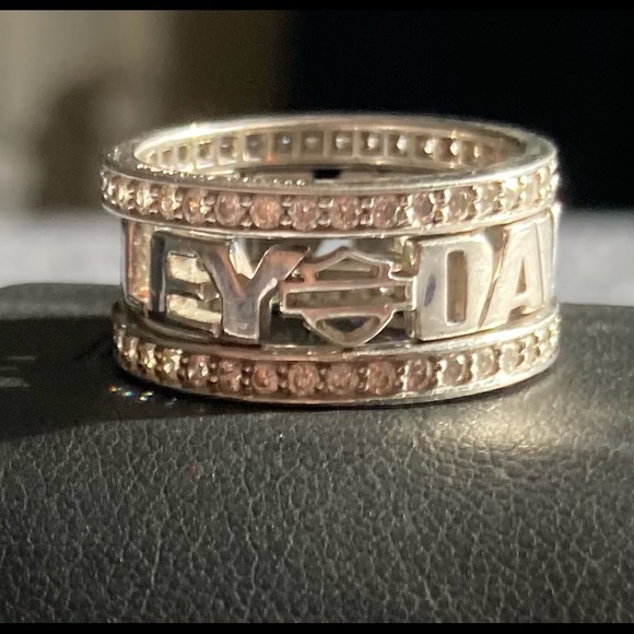 Ladies Harley Davidson Stacked Ring - Picture 1 of 3